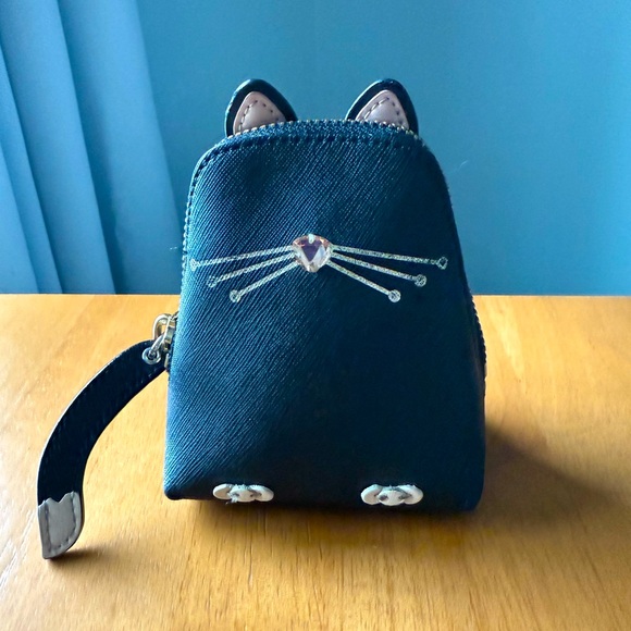 Kate Spade Jazz Things Up Cat Coin Purse - Picture 1 of 5